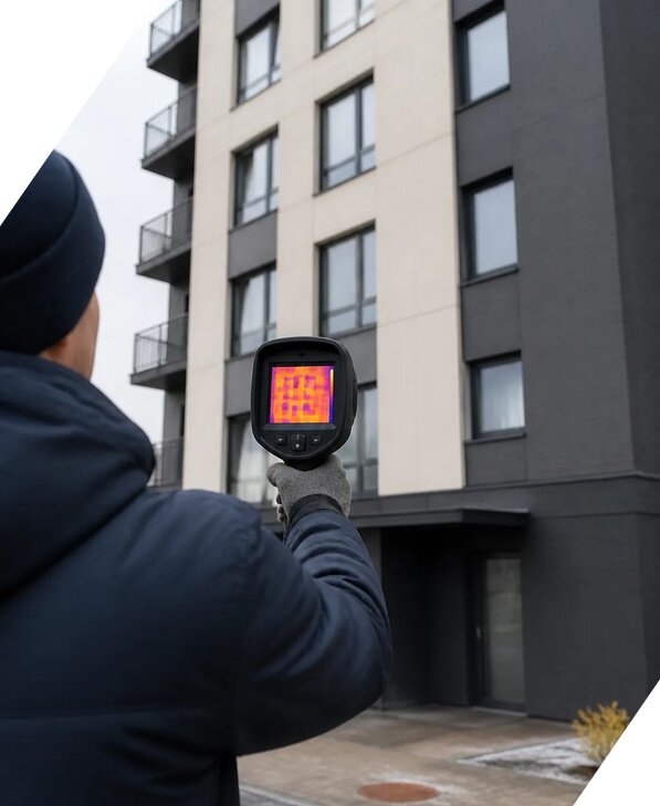 Тепловизионное обследование зданий в Киселёвске от 5141 р. | ЭкспертизаРоссия
